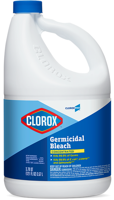remove water from bleach
