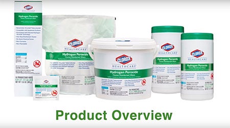 Clorox HealthcareÂ® Hydrogen Peroxide Cleaner Disinfectant